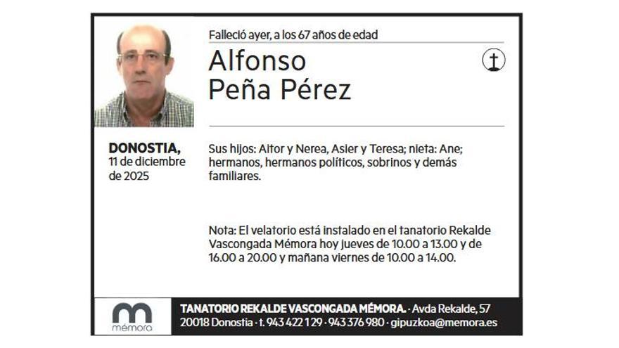ALFONSO PEÑA PEREZ