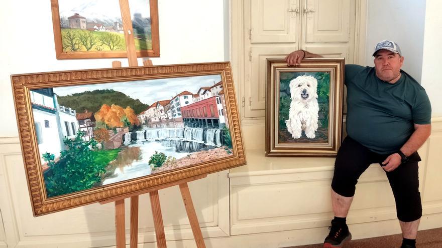 Exposición de pintura de Juan Luis Torralba en Arizkunenea