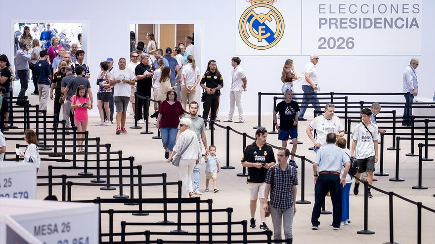 El Real Madrid cierra las urnas y comienza el recuento de lo
