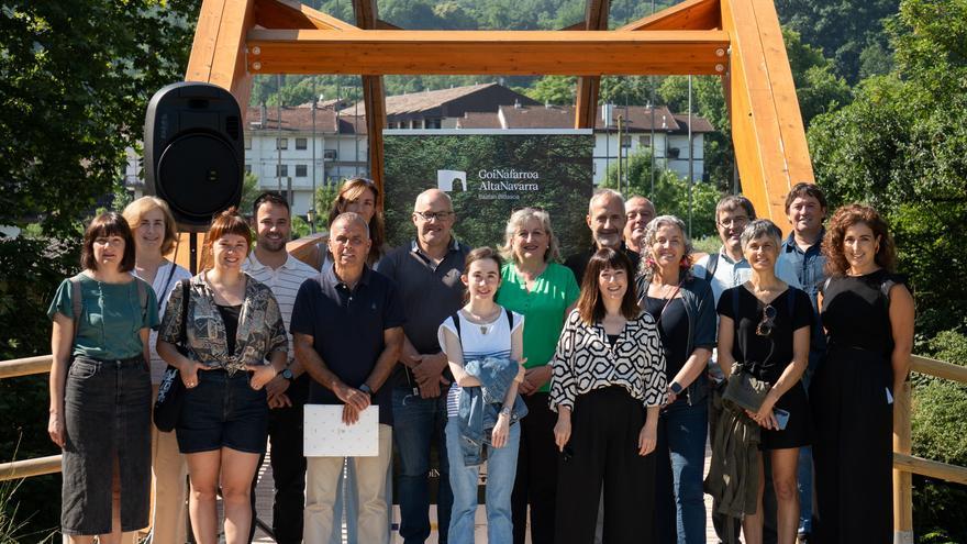 Cederna Garalur inaugura la ampliación de la Vía Verde del Bidasoa hasta Elizondo