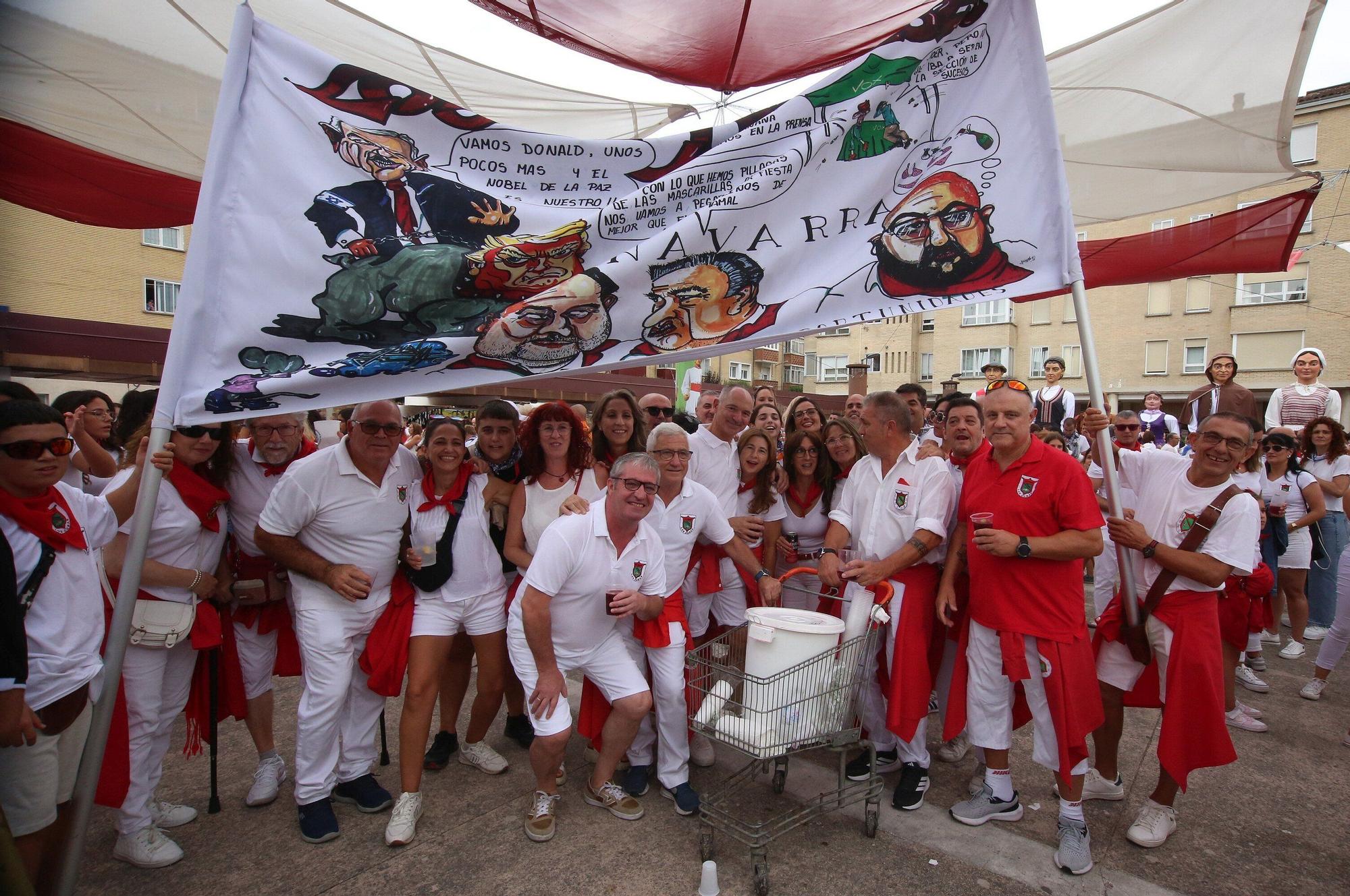 Fotos del chupinazo de Berriozar