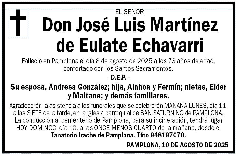 José Luis Martínez de Eulate Echavarri