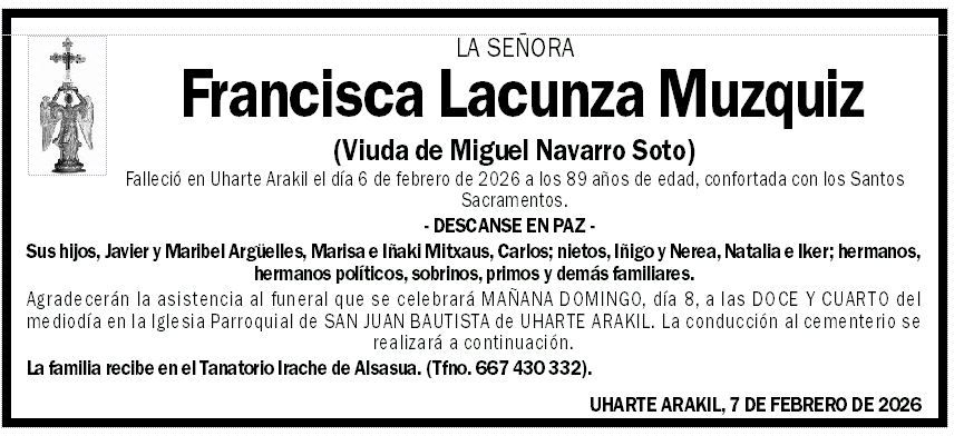 Francisca Lacunza Muzquiz