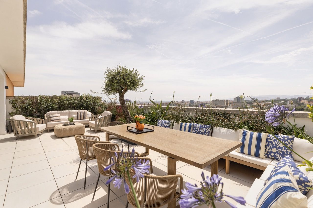 En imágenes:Un espectacular dúplex con vistas en Barcelona