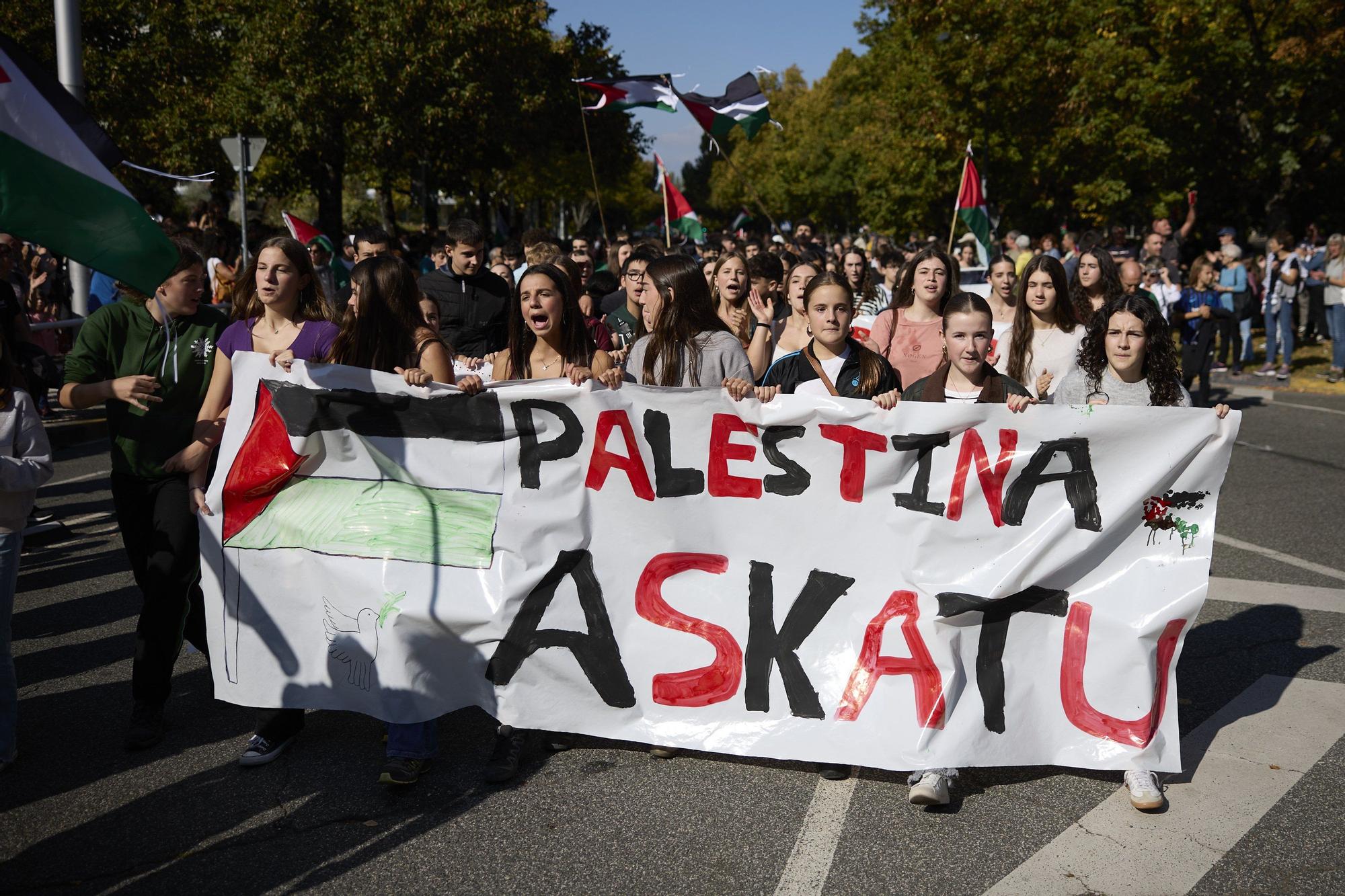 Huelga y paros en solidaridad con Palestina durante este miércoles en Navarra