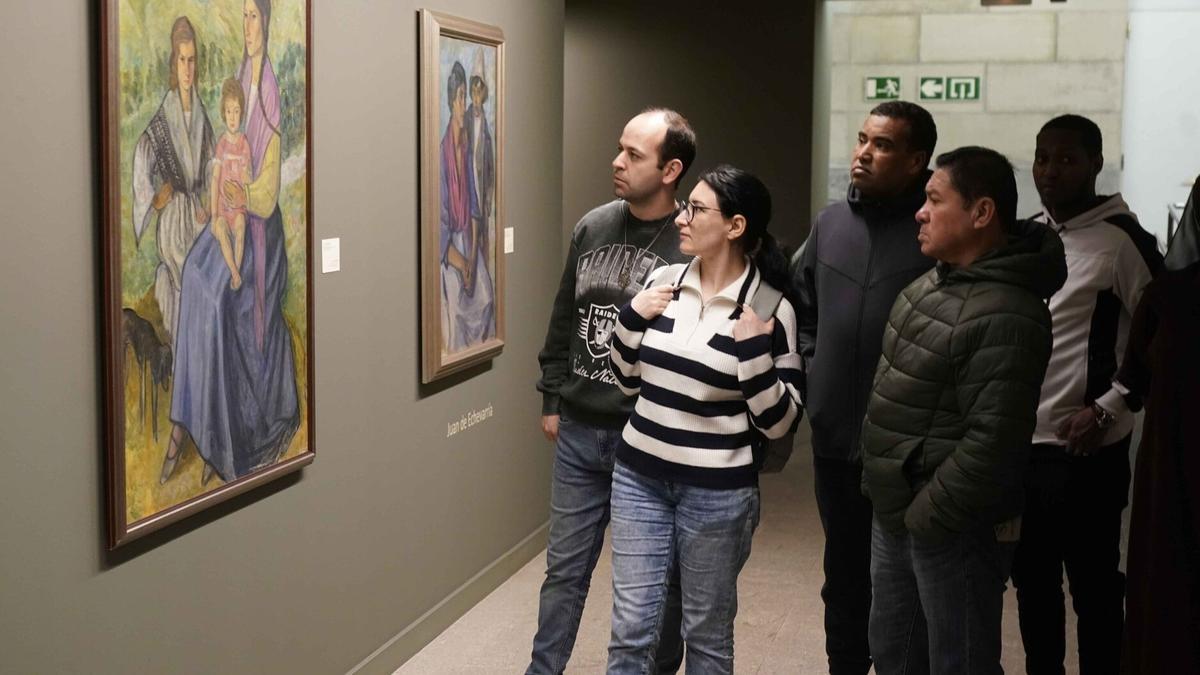 Visitando el Bellas Artes de Vitoria