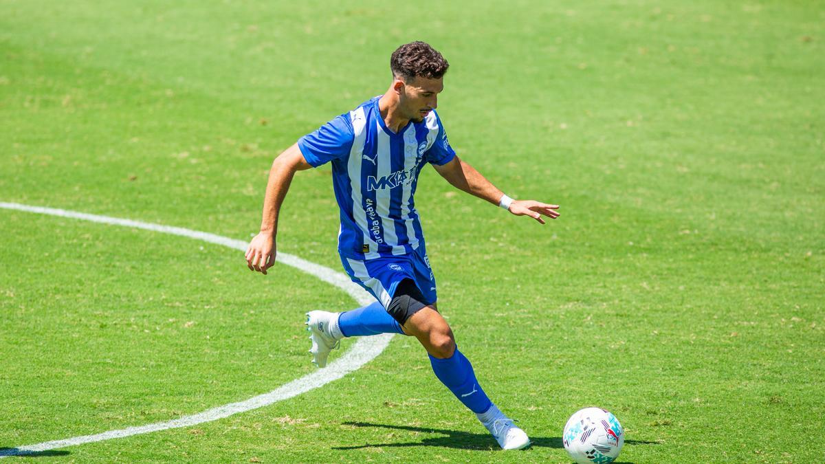 Víctor Parada, con el Alavés.