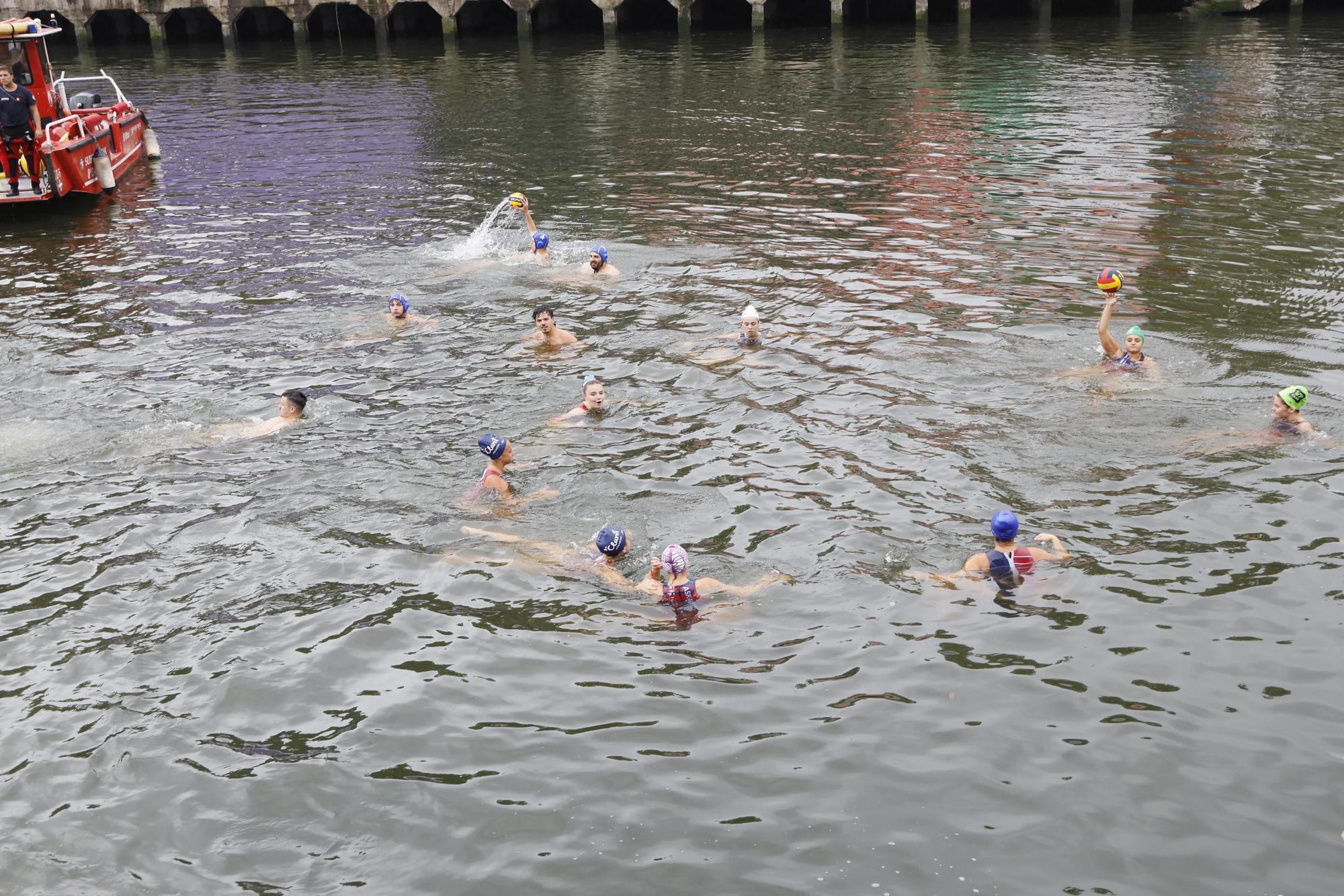El waterpolo regresa a la Ría de Bilbao por Aste Nagusia