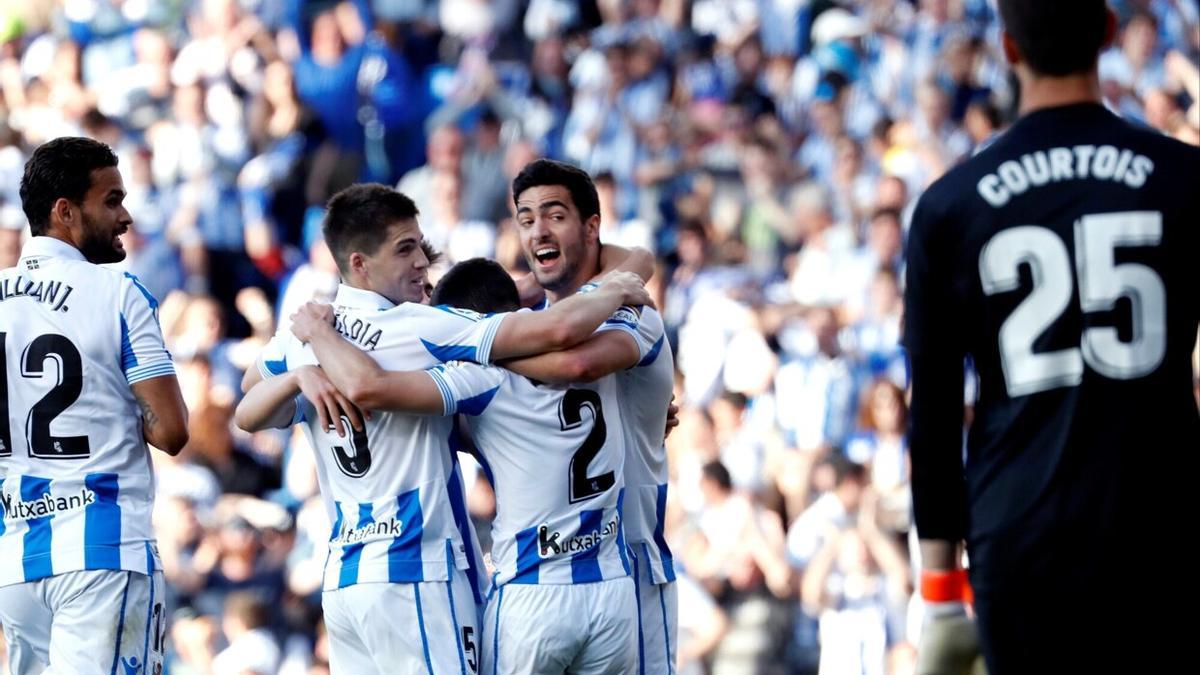 Imagen de un Real Sociedad-Real Madrid.