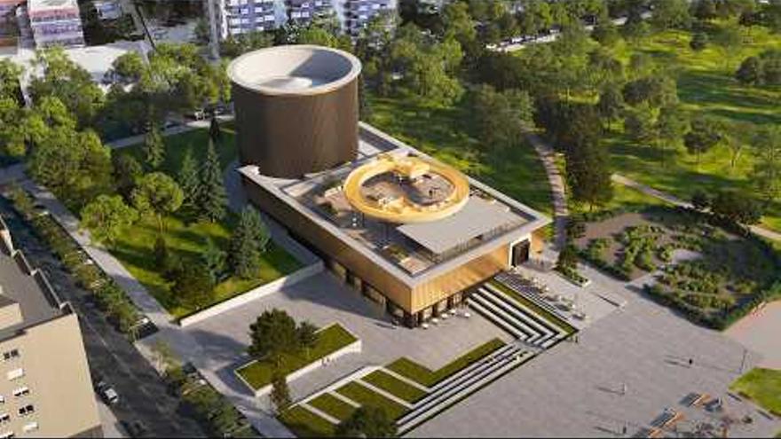 El nuevo Planetario de Pamplona ya tiene diseño tras el incendio que lo destruyó