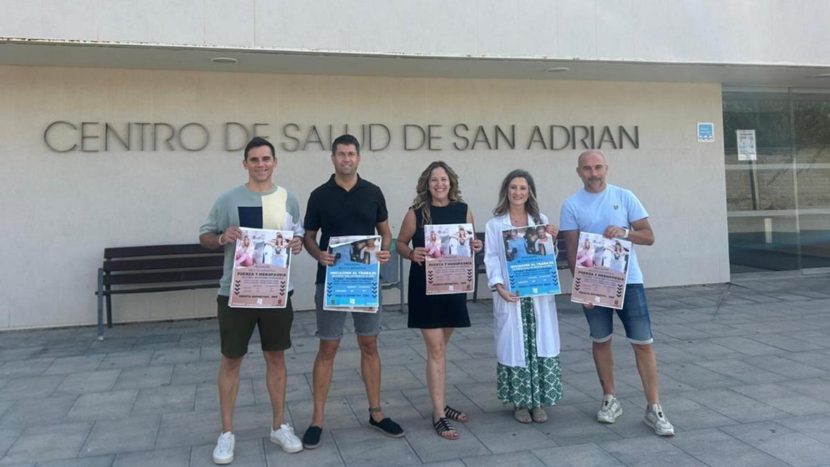Puesta de largo de la receta deportiva en San Adrián.