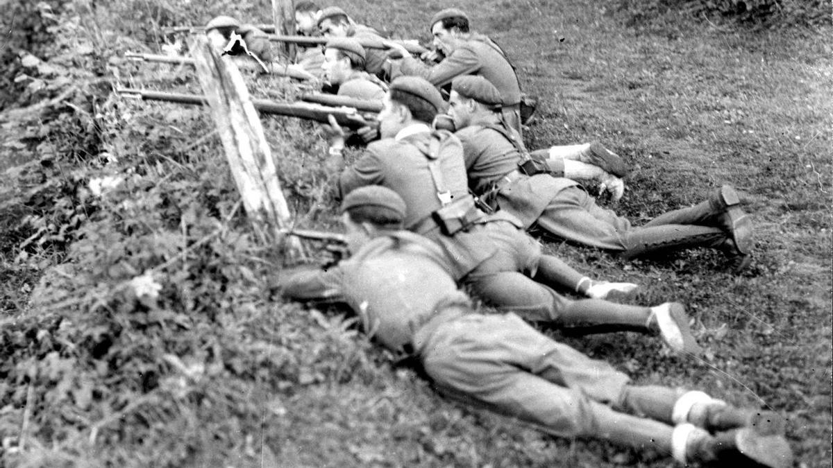 Los soldados de Garellano fueron destinados a la guarnición del Cinturón de Hierro.