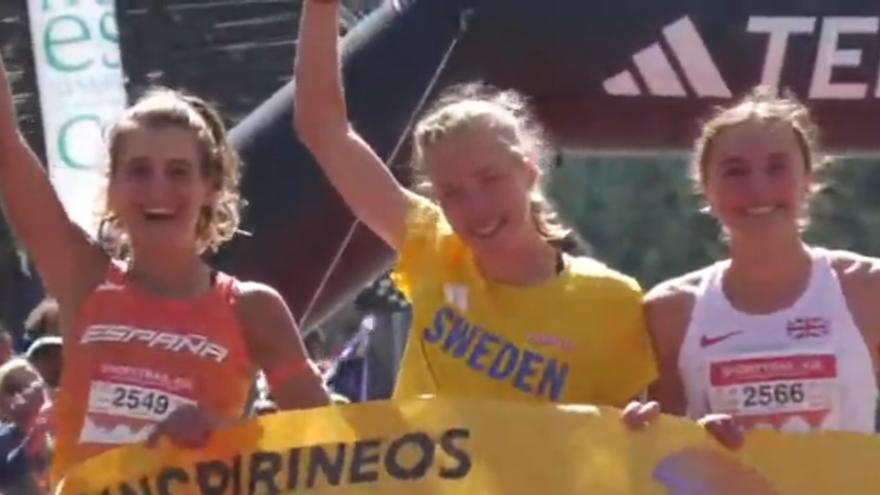 Sara Alonso, medalla de plata en el Mundial de Canfranc