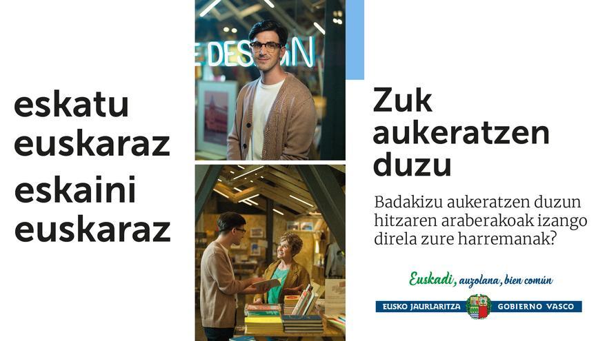 124 comercios vascos impulsan el euskera en una campaña