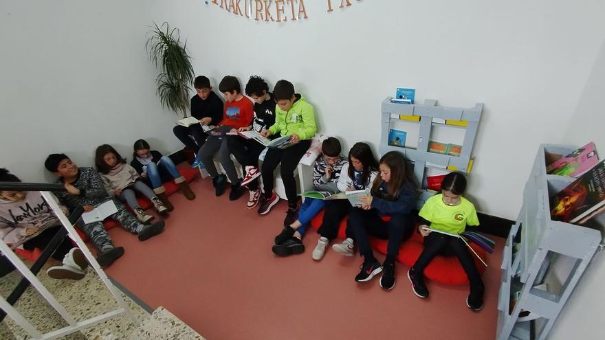 Lautada Ikastola crea un txoko para fomentar la lectura