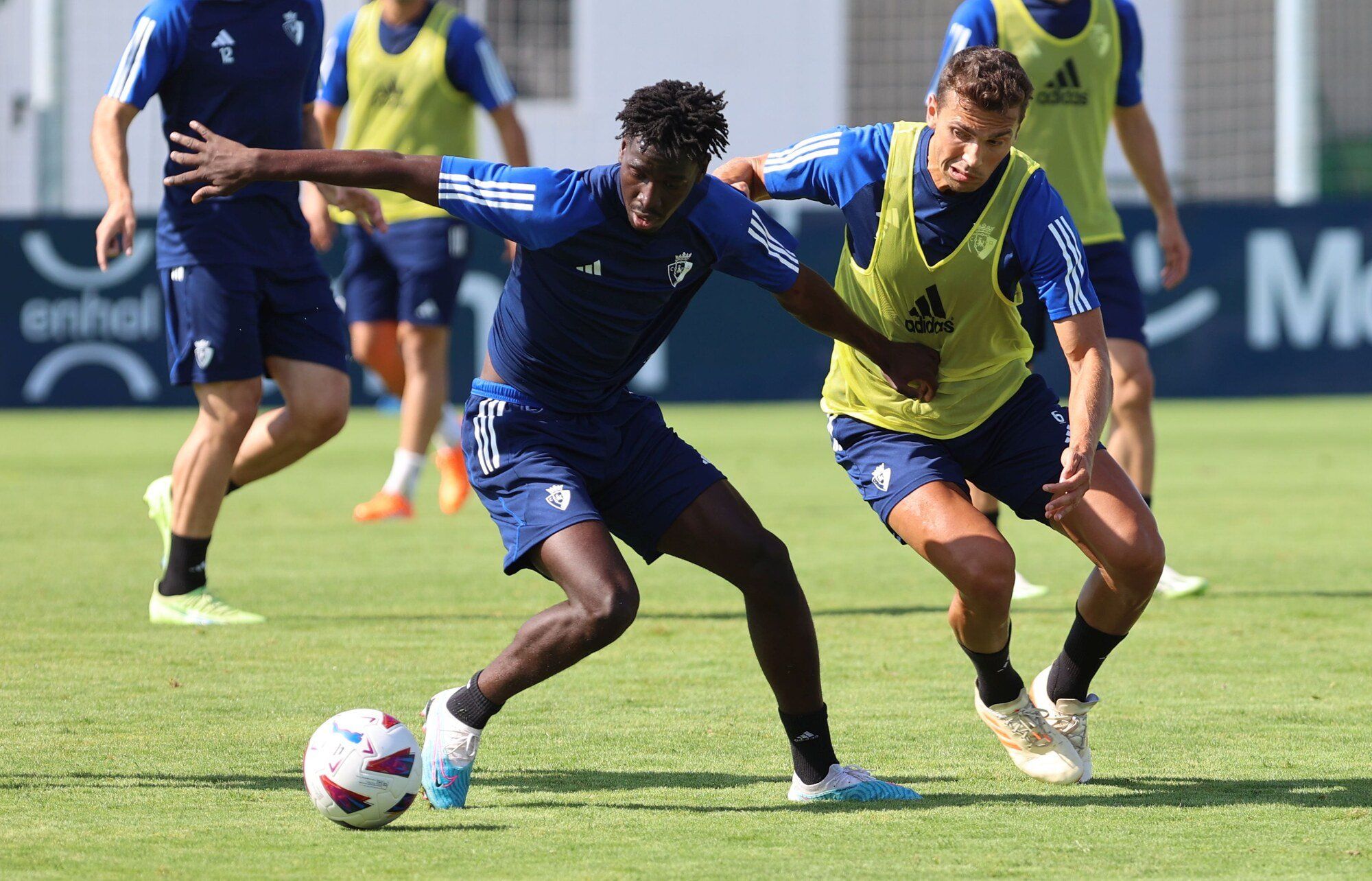 Fotos del entrenamiento de Osasuna en Tajonar de este lunes 24 de julio