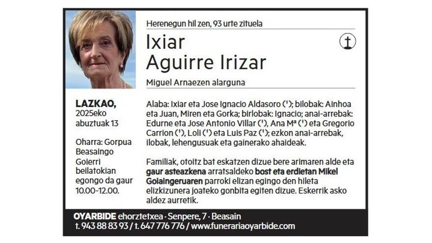 IXIAR AGUIRRE IRIZAR