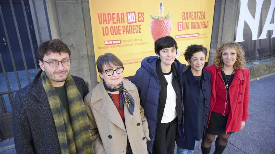‘Vapear no es lo que parece&#039;, la campaña navarra que busca prevenir los riesgos de los cigarrillos electrónicos, que han probado la mitad de los adolescentes