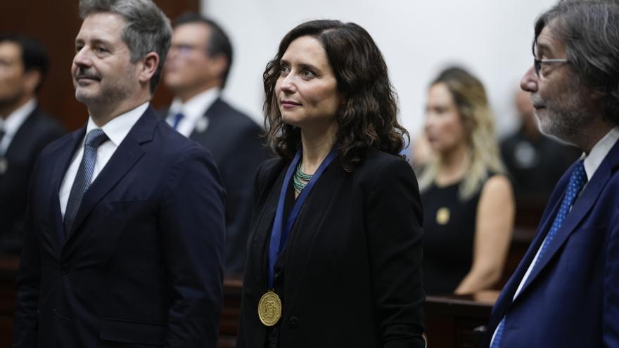 Ayuso culpa a Sánchez y Sheinbaum de su salida anticipada de México: "Nos pusieron en peligro"