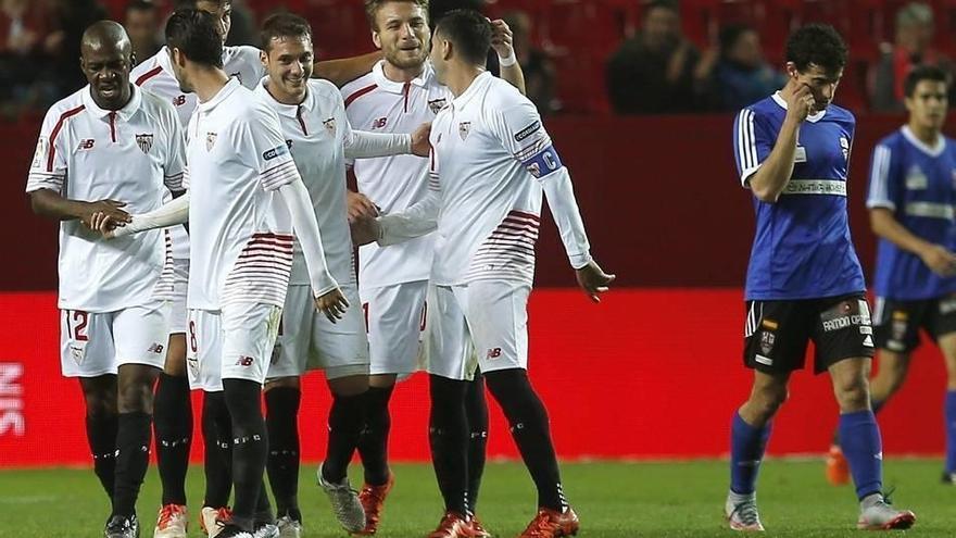 El Sevilla solventa el trámite ante digno rival
