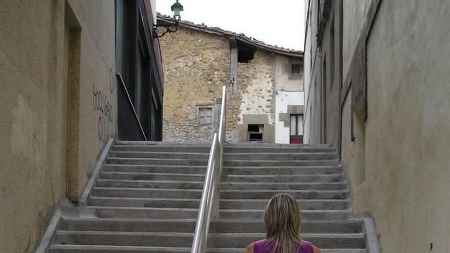 Escalera de Garzia Ximenez, en Alsasua.