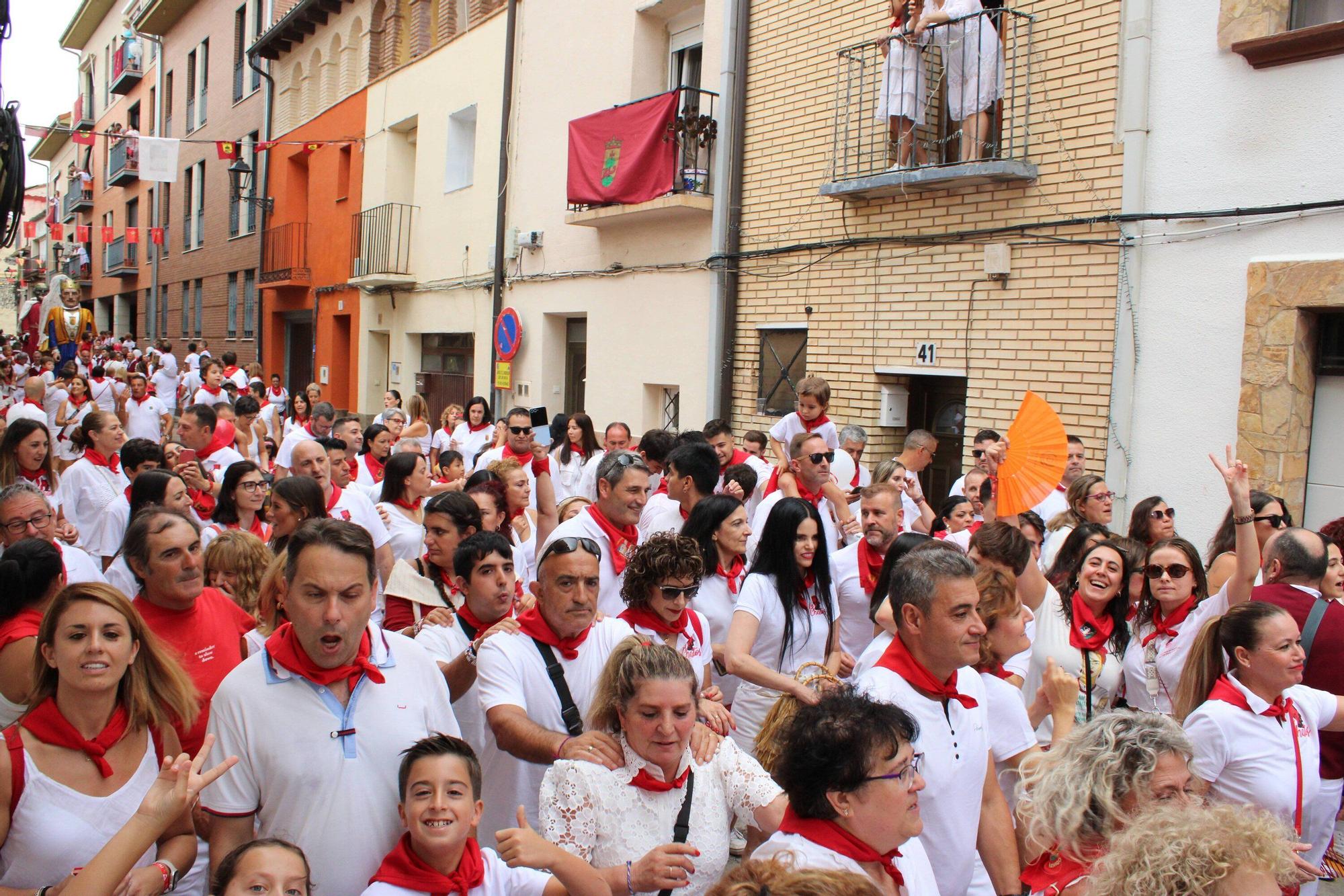 Fotos del cohete en fiestas de Cintruénigo 2025