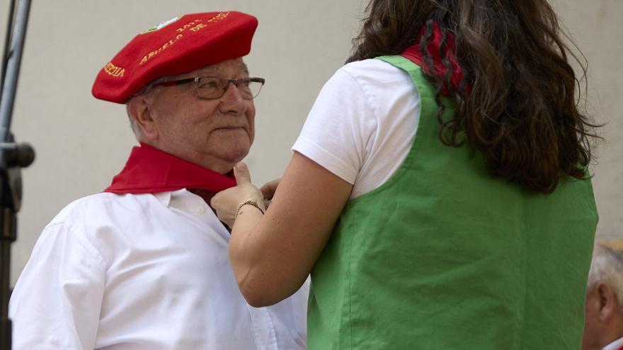 La Jota nombra a Vicente Aguado abuelo de todos los tudelanos