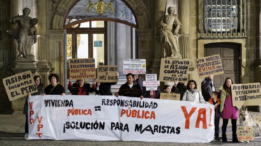 Los derribos en el colegio dan inicio a las obras de las 108 viviendas protegidas de Maristas