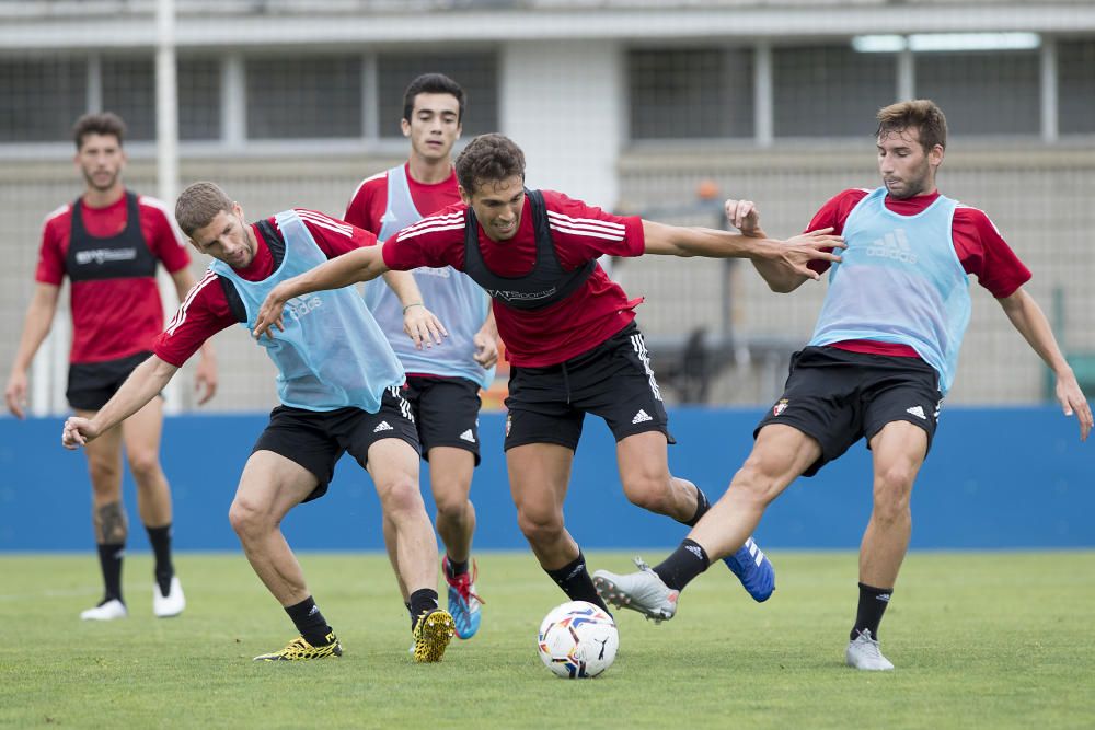 Entrenamiento de Osasuna, 28 de agosto