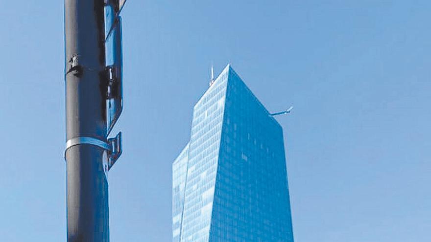 Los raíles tras el Banco Central Europeo