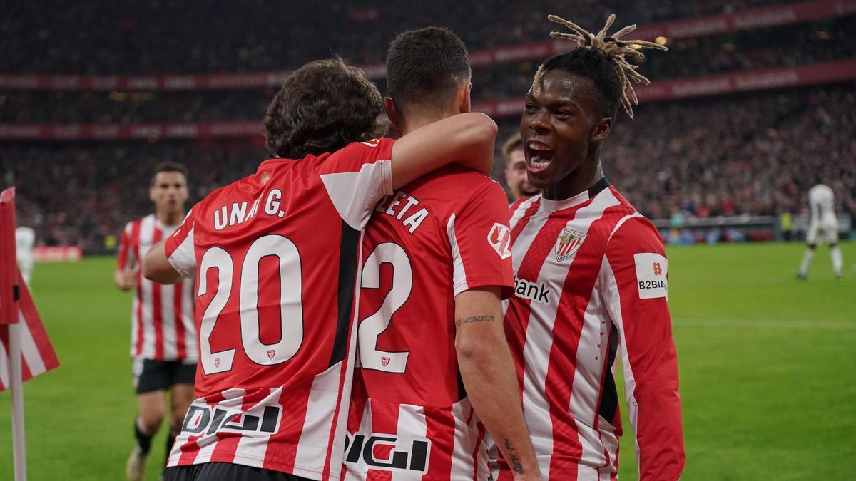 Partido de Liga entre el Athletic y el Real Madrid (2-1)