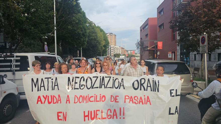 Las trabajadoras a domicilio de Pasaia, en huelga por su “precariedad”