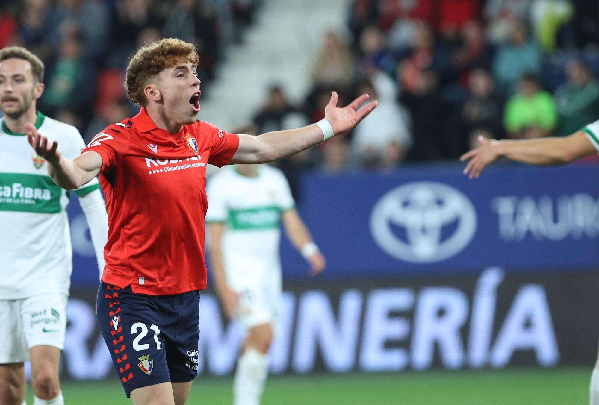Las mejores imágenes del Osasuna-Elche