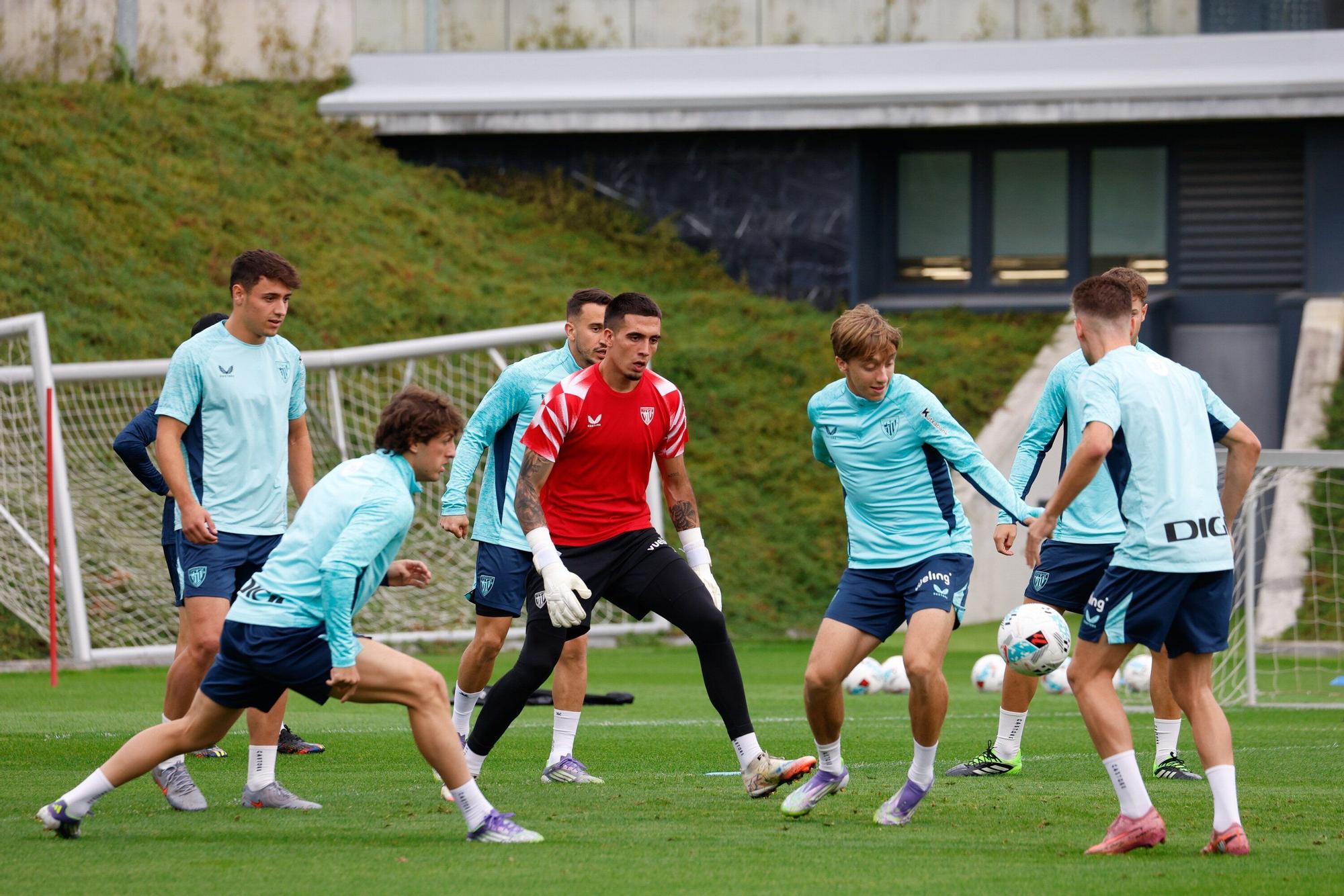 Entrenamiento del Athletic en Lezama