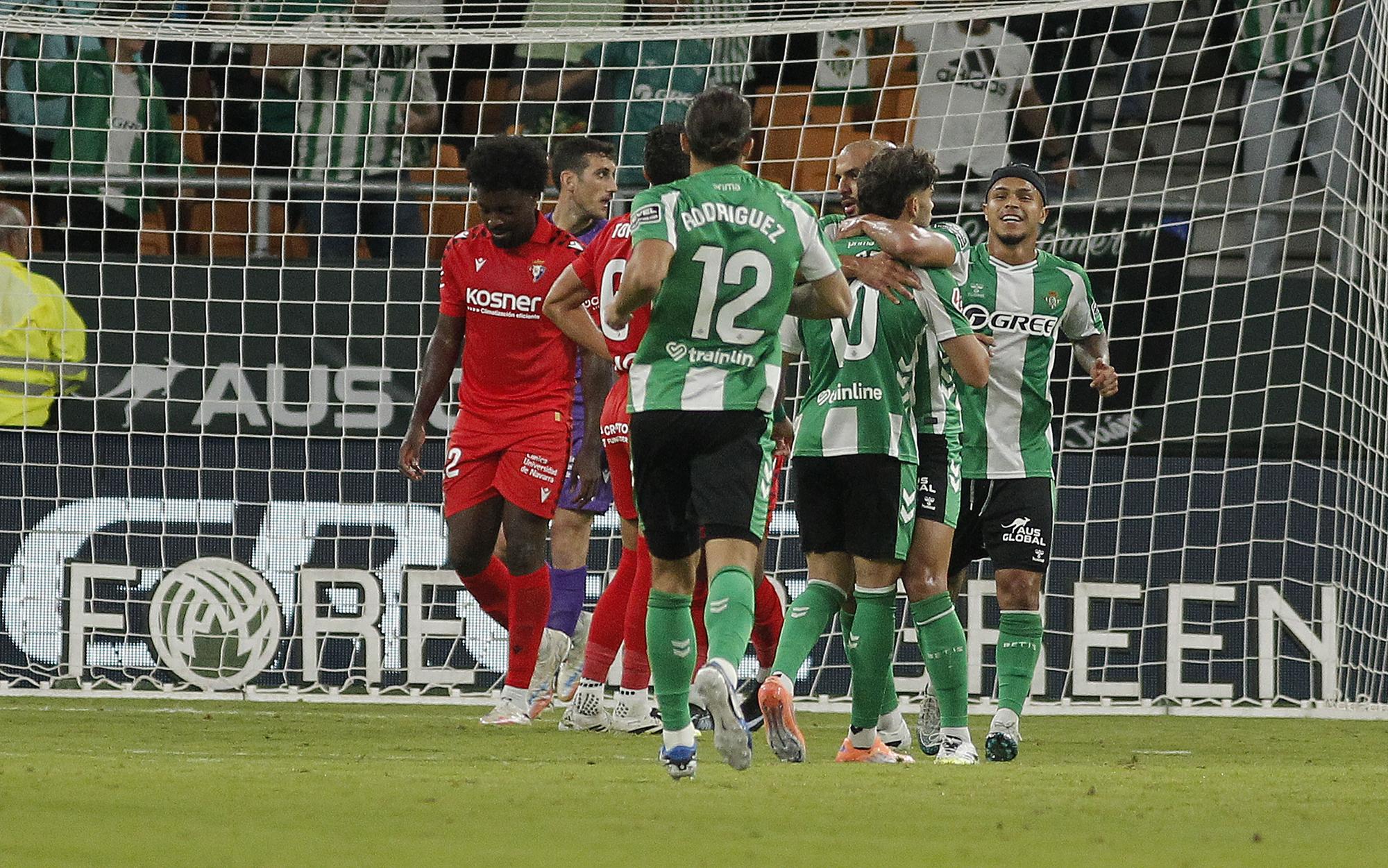 Fotos del partido entre Betis y Osasuna