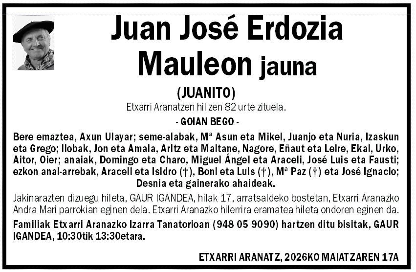 Juan José Erdozia Mauleon