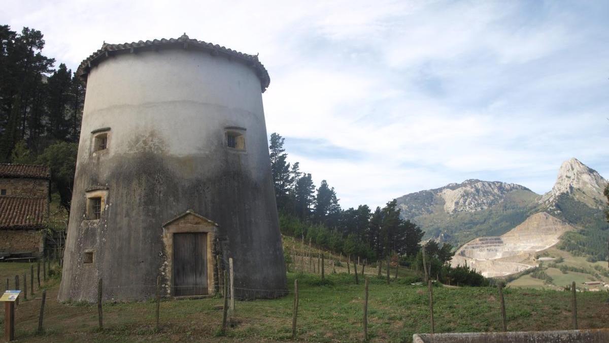 Vista del molino de Larringan.