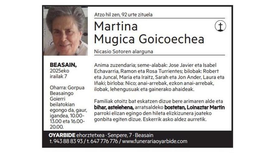 Martina Mugica Goicoechea