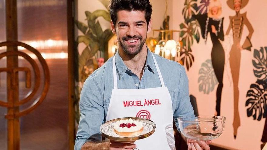 El actor Miguel Ángel Muñoz, sonriente tras su victoria.