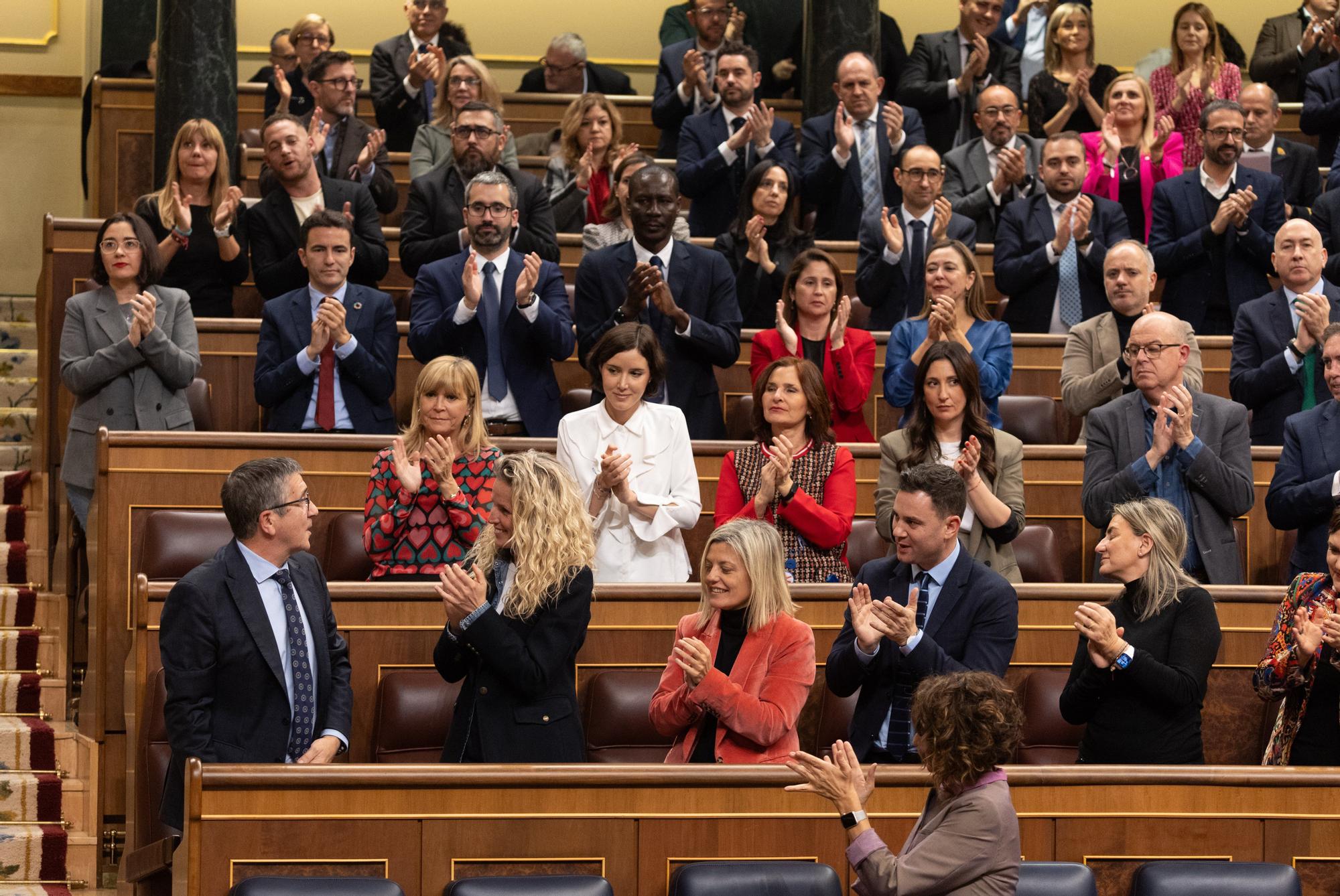 El primer debate sobre la ley de amnistía, en imágenes