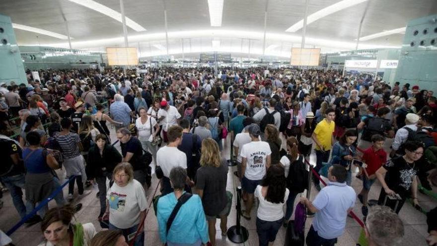 El Aeropuerto de Barcelona-El Prat.