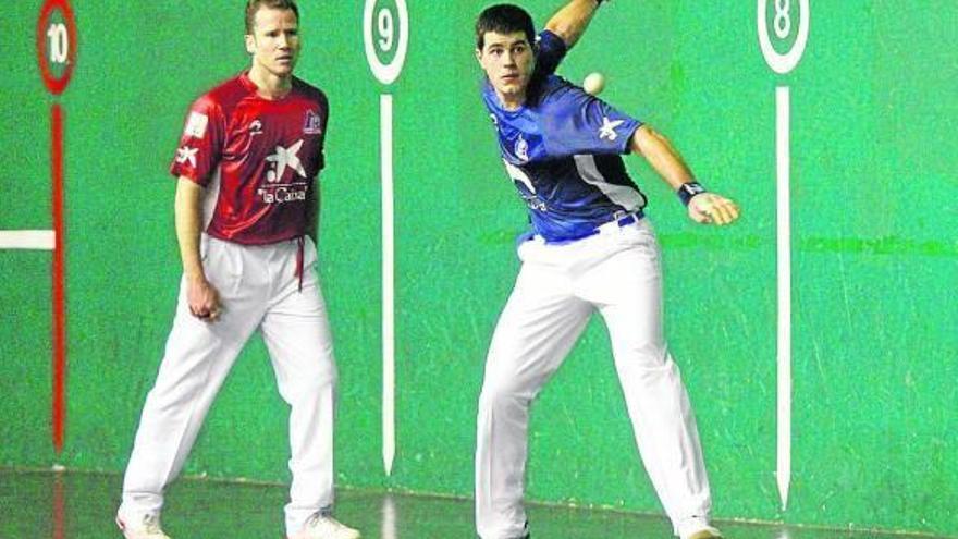 Buen debut de Xabier Tolosa en el frontón Beotibar