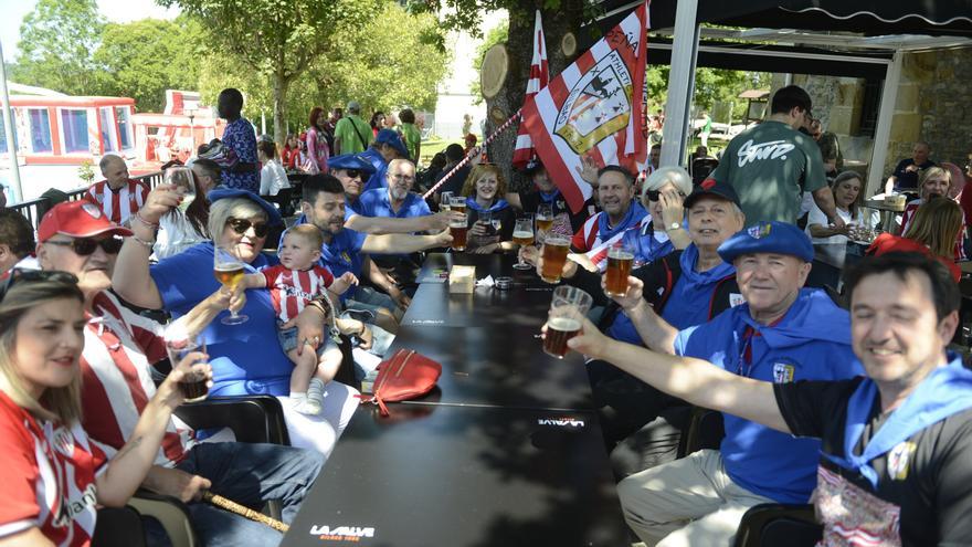 De Marcos, protagonista en el Hermanamiento de Peñas del Athletic de Gamiz-Fika