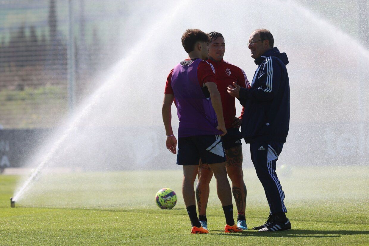 Entrenamiento de Osasuna del 18 de abril