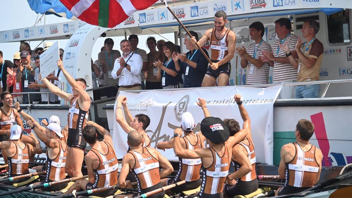 Zierbena logró Getaria su tercera victoria de la temporada.