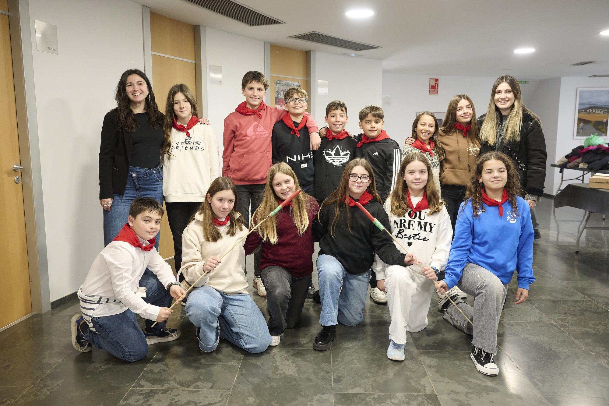 Fotos del chupinazo y pasacalles de las fiestas de San Andrés