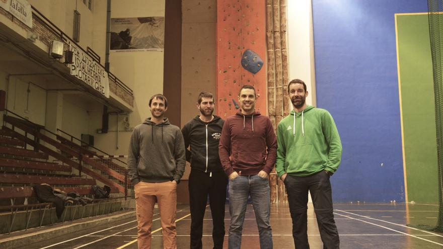 Se crea en Tafalla un club de escalada para dinamizar los rocódromos del Ereta