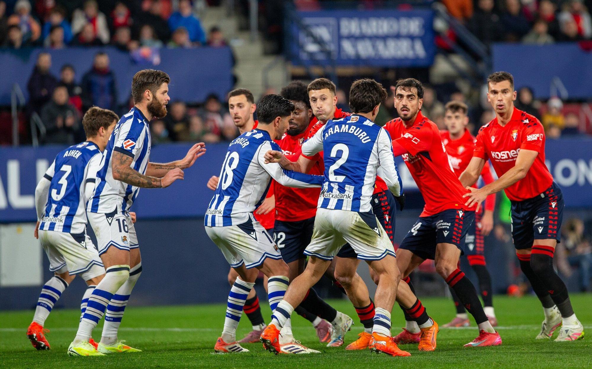 Mejores imágenes del Osasuna-Real Sociedad