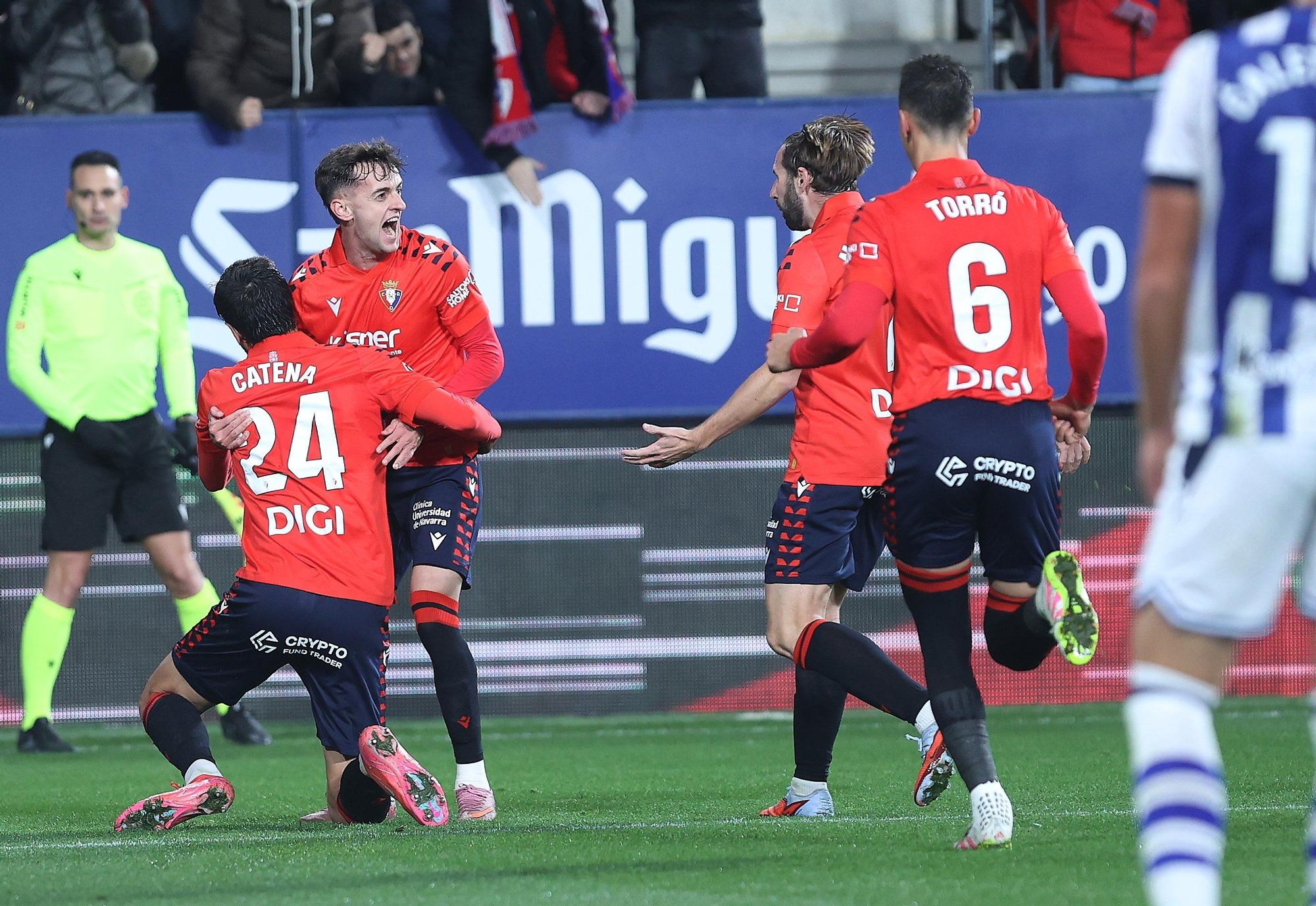 Osasuna - Real Sociedad, en las fotos de Oskar Montero