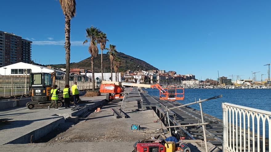 Santurtzi prevé acabar para verano su playa urbana